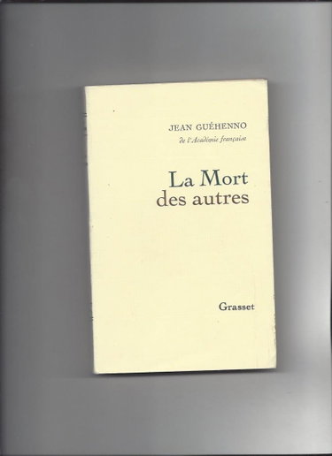 Couverture de La mort des autres
