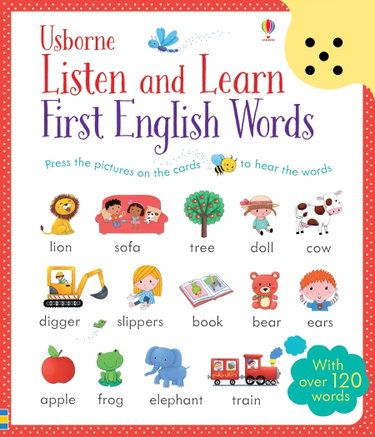 Couverture de Listen and Learn First English Words: With over 120 words