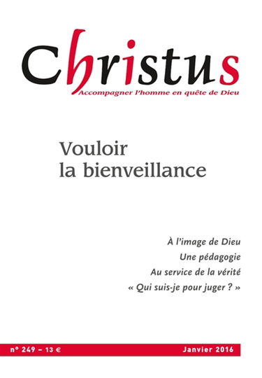 Christus, n° 249. Vouloir la bienveillance