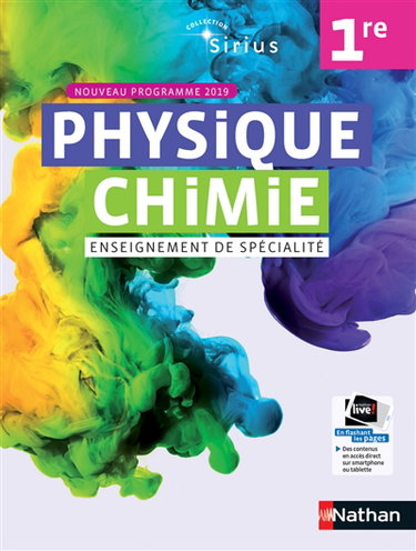 Couverture de Physique chimie 1re enseignement de spécialité : nouveau programme 2019