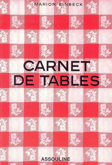 Carnet de tables