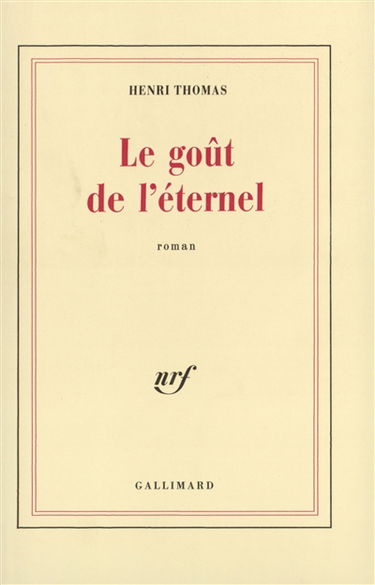 Le Goût de l'éternel