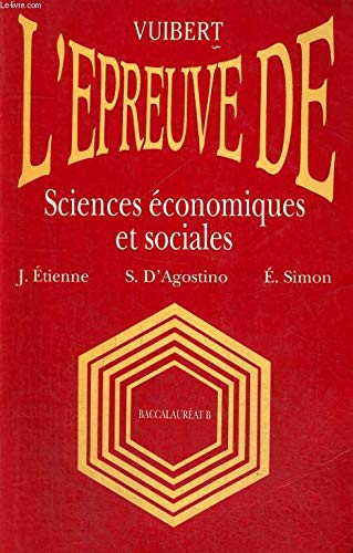 Sciences économiques et sociales, baccalauréat B