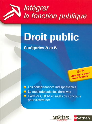 Droit public : catégories A et B