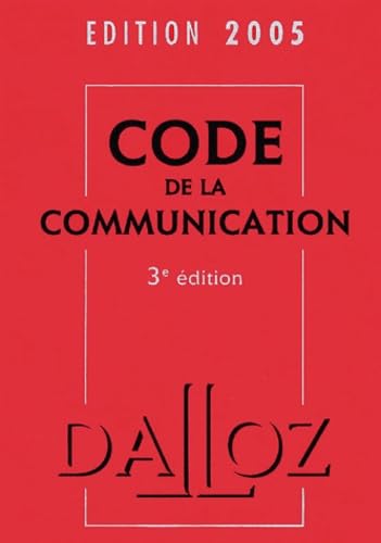 Code de la communication 2005