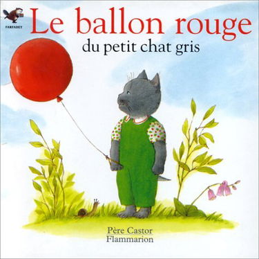 Le Ballon rouge du petit chat gris