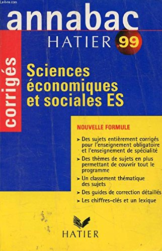 Sciences économiques et sociales, ES