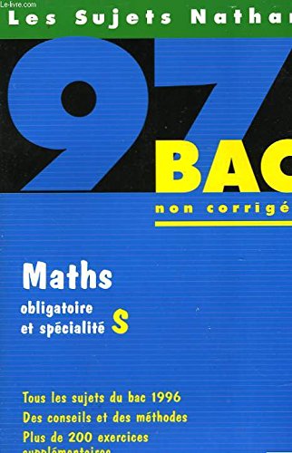 Maths terminale S: Enseignement obligatoire et de spécialité