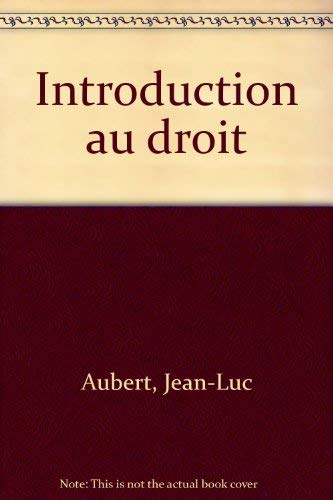 Introduction au droit