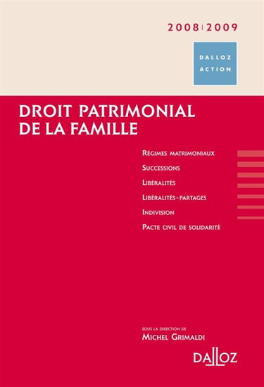 Droit patrimonial de la famille