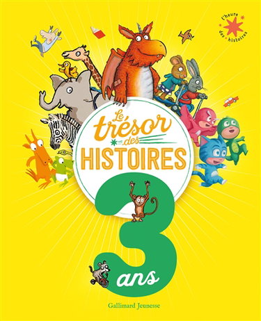 Couverture de Le trésor des histoires : 3 ans par Collectif