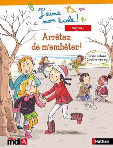 Couverture de J'aime mon école ! Arrêtez de m'embêter ! par Collectif