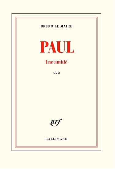 Paul : une amitié : récit