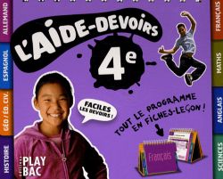 L'aide-devoirs, 4e : tout le programme en fiches-leçon !
