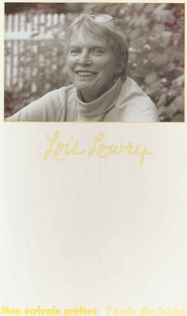 livret lois lowry