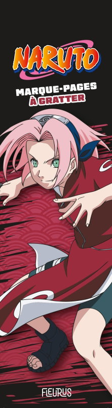 Couverture de Naruto : marque-pages à gratter : Sakura