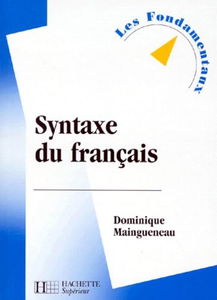 Syntaxe du français, édition revue et mise à jour