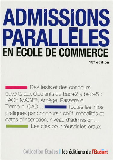 Admissions parallèles en école de commerce