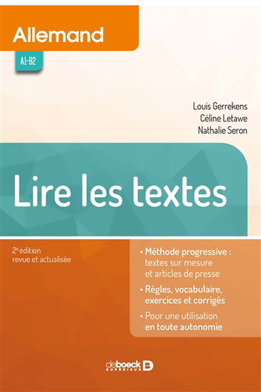 Allemand A1-B2 : lire les textes
