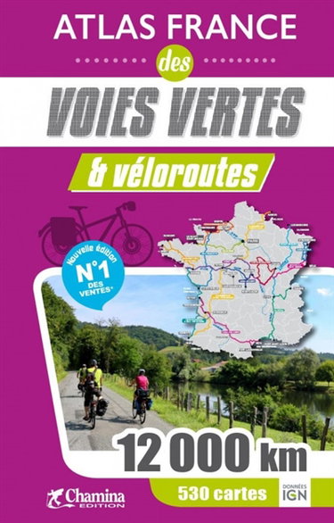 Couverture de Atlas France des voies vertes & véloroutes