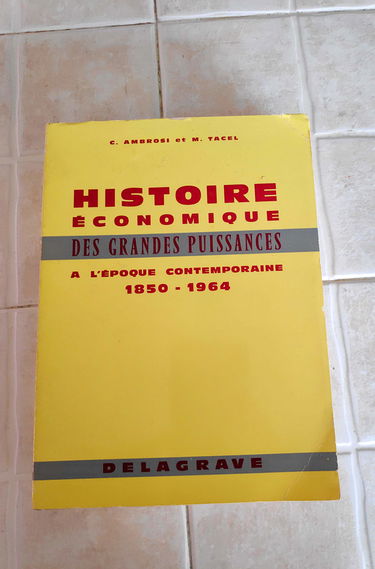 Histoire économique des grandes puissances à l'époque contemporaine : 1850-1958. Classes préparatoires à l'École des hautes études commerciales, propédeutique, instituts d'études politiques, licence ès sciences économiques, écoles supérieures de commerce