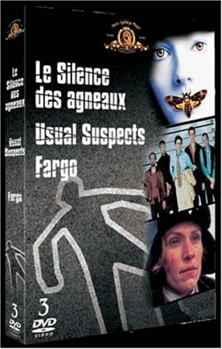 Couverture de Coffret thriller 3 DVD : Usual suspects - Le silence des agneaux - Fargo - Coffret 3 DVD