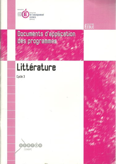 Littérature Cycle 3