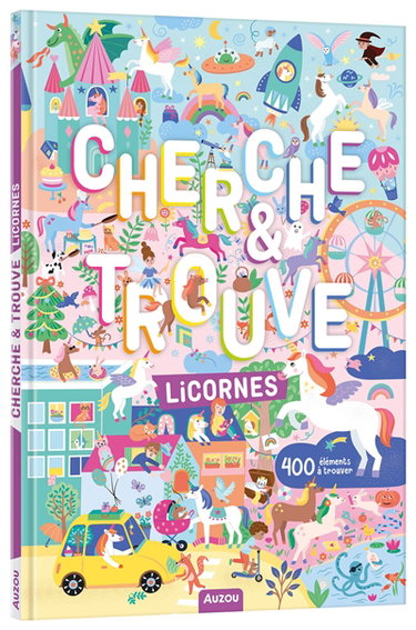 Couverture de Licornes : cherche & trouve : 400 éléments à trouver