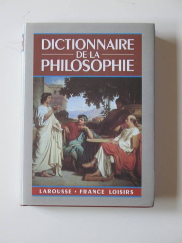 Couverture de Dictionnaire de la philosophie