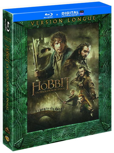 Couverture de Le Hobbit : La désolation de Smaug [Version Longue-Blu-Ray + Copie Digitale]
