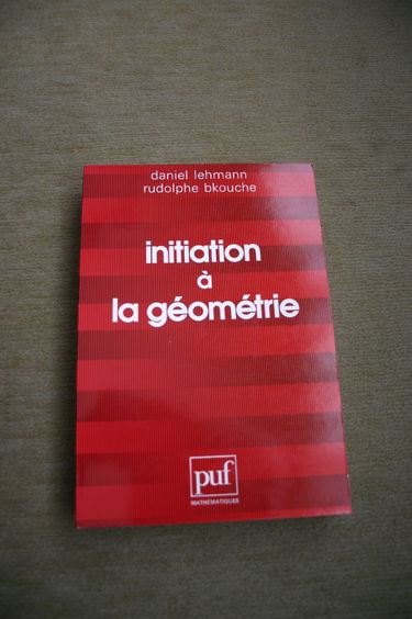 Initiation à la géométrie