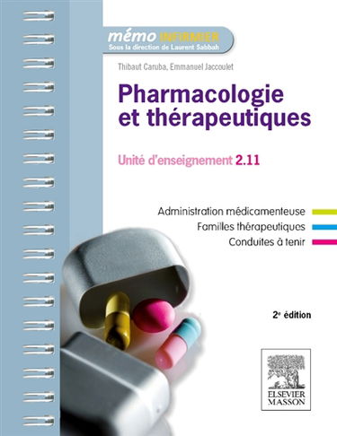 Pharmacologie et thérapeutiques : UE 2.11