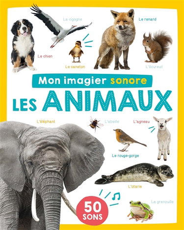 Couverture de Les animaux : 50 sons par Atelier Cloro