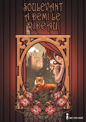 Soulevant à demi le rideau