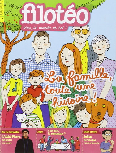 Couverture de Filoteo N216 Aout/Septembre 2012 la Famille