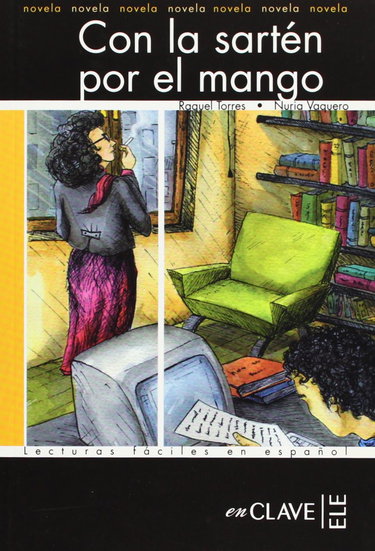 Con la sarten por el mango