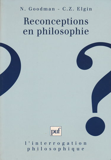 Reconceptions en philosophie, dans d'autres arts et dans d'autres sciences