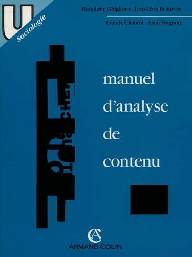 Manuel d'analyse de contenu