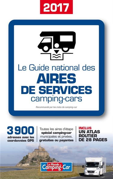 Le guide national des aires de services camping-cars 2017