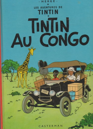 Couverture de Les aventures de Tintin, reporter du Petit Vingtième, au Congo