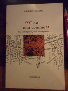 C'est tout comme : une anthologie de poésie contemporaine