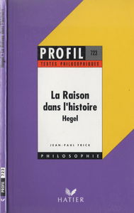 La raison dans l'histoire, Hegel