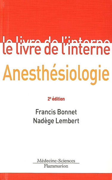 Anesthésiologie