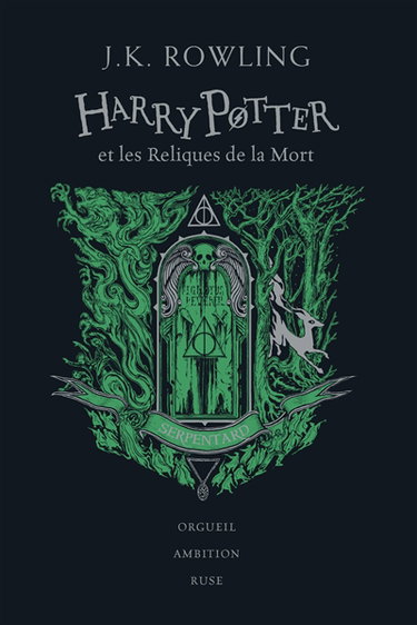 Couverture de Harry Potter. Vol. 7. Harry Potter et les reliques de la mort : Serpentard : orgueil, ambition, ruse