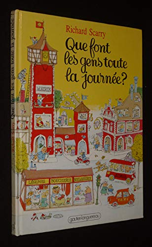 Que font les gens toute la journée ?