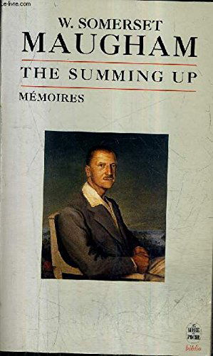 The Summing up : mémoires