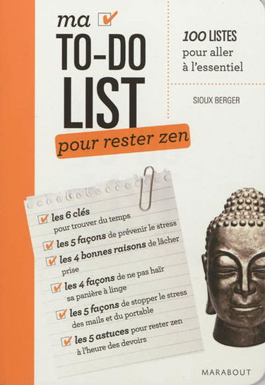 Ma to-do list pour rester zen