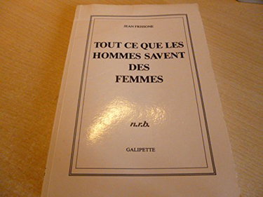 Couverture de tout ce que les hommes savent des femmes (livre aux pages absolument blanches et vierges)