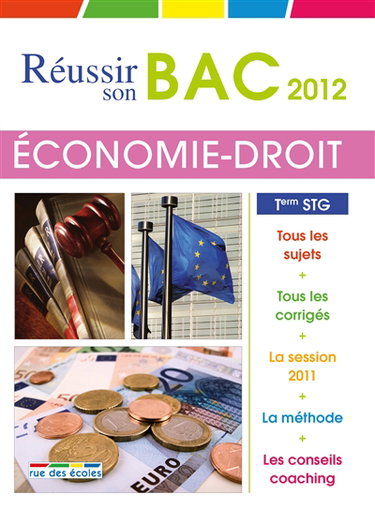 Economie-droit, terminale STG : bac 2012
