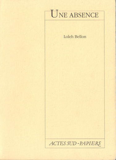 Une Absence